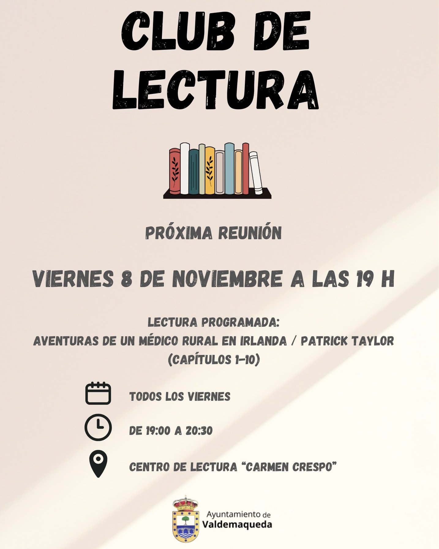 Club de lectura Valdemaqueda